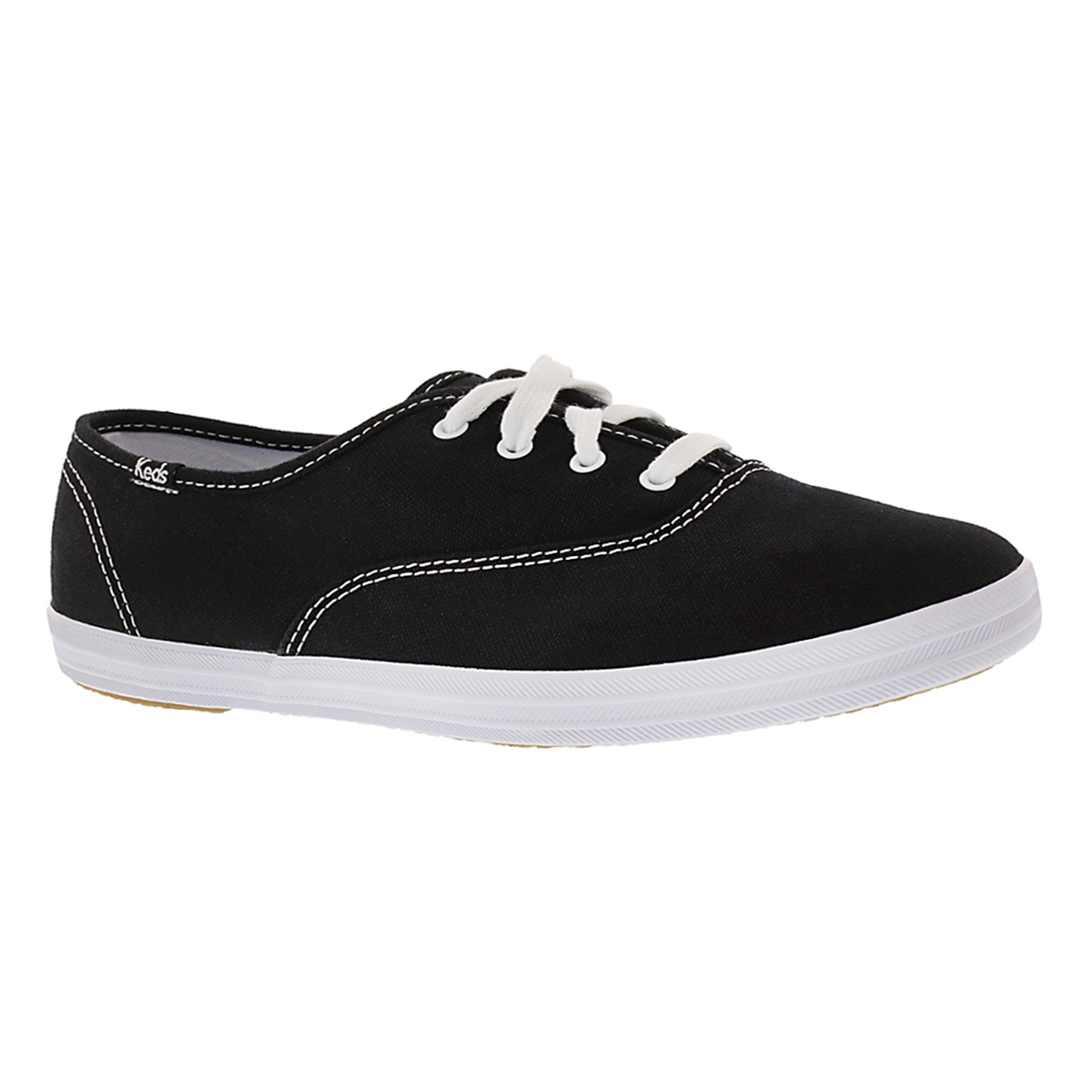 Keds Women's CHAMPION OXFORD black sneakers -Extra Wide