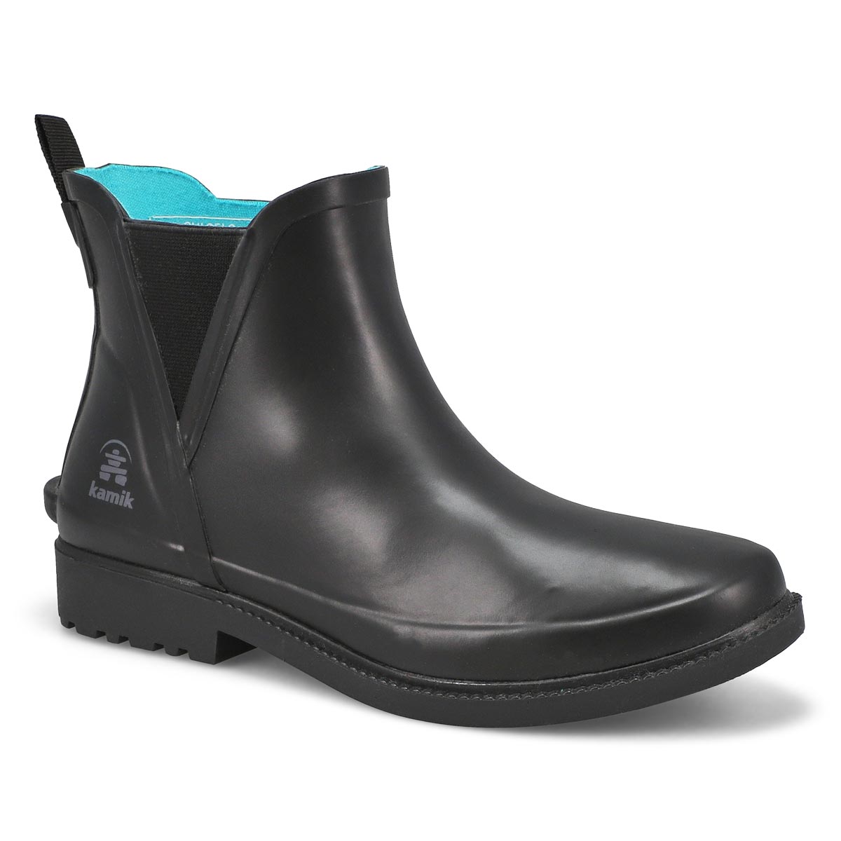 Kamik, Women's Chloe Lo Waterproof Chelsea Rain Boot - Black