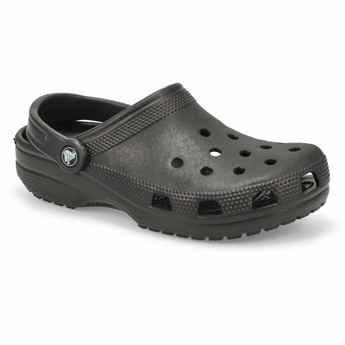 Crocs Mens Classic Lined Slip On Casual Clogs Slate Grey/smoke Size ...