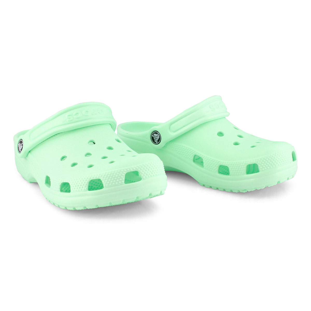 new mint crocs womens