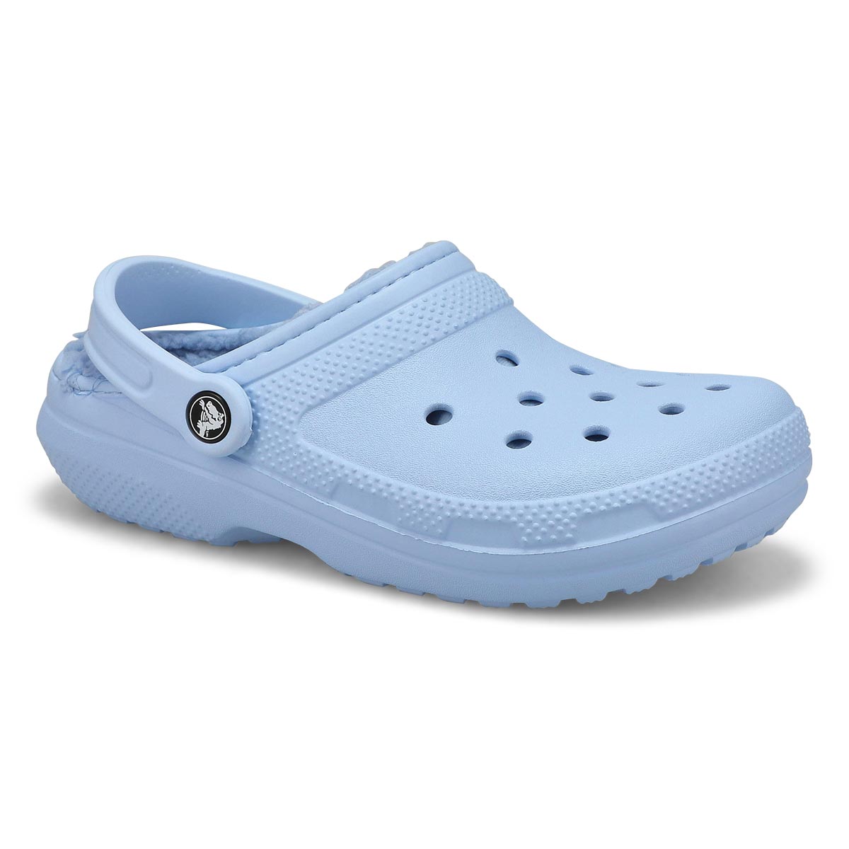 Crocs, Sabot de confort doublé CLASSIC LINED, calcite bleue, femmes