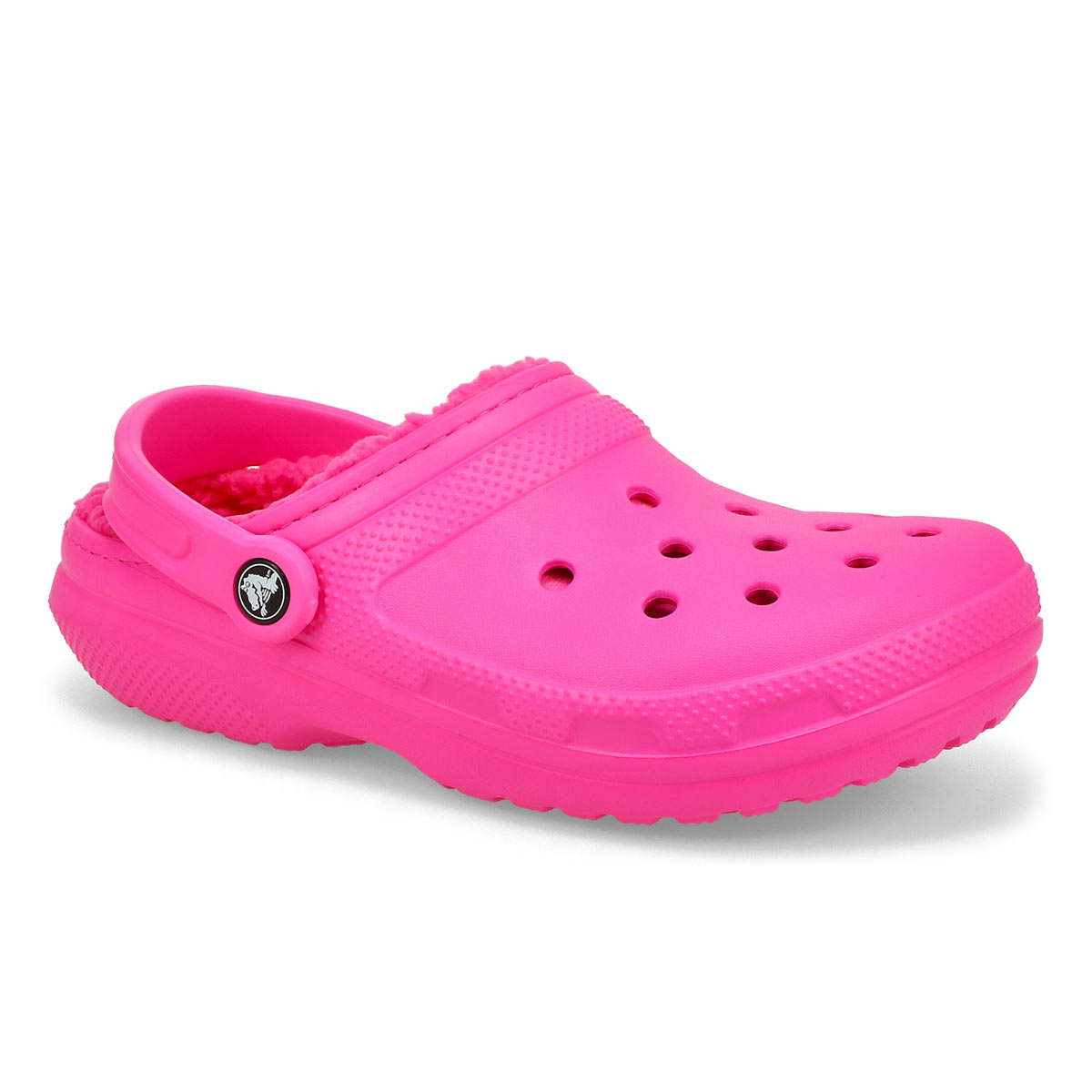 Crocs Women's Classic Lined Clog - Pink | SoftMoc.com