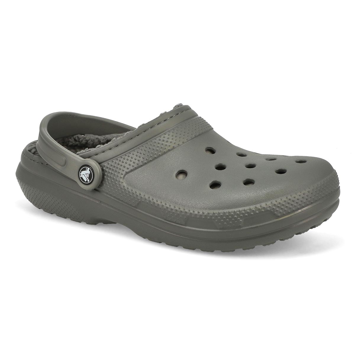 Crocs Men's Classic Lined Comfort Clog - Slat | SoftMoc.com