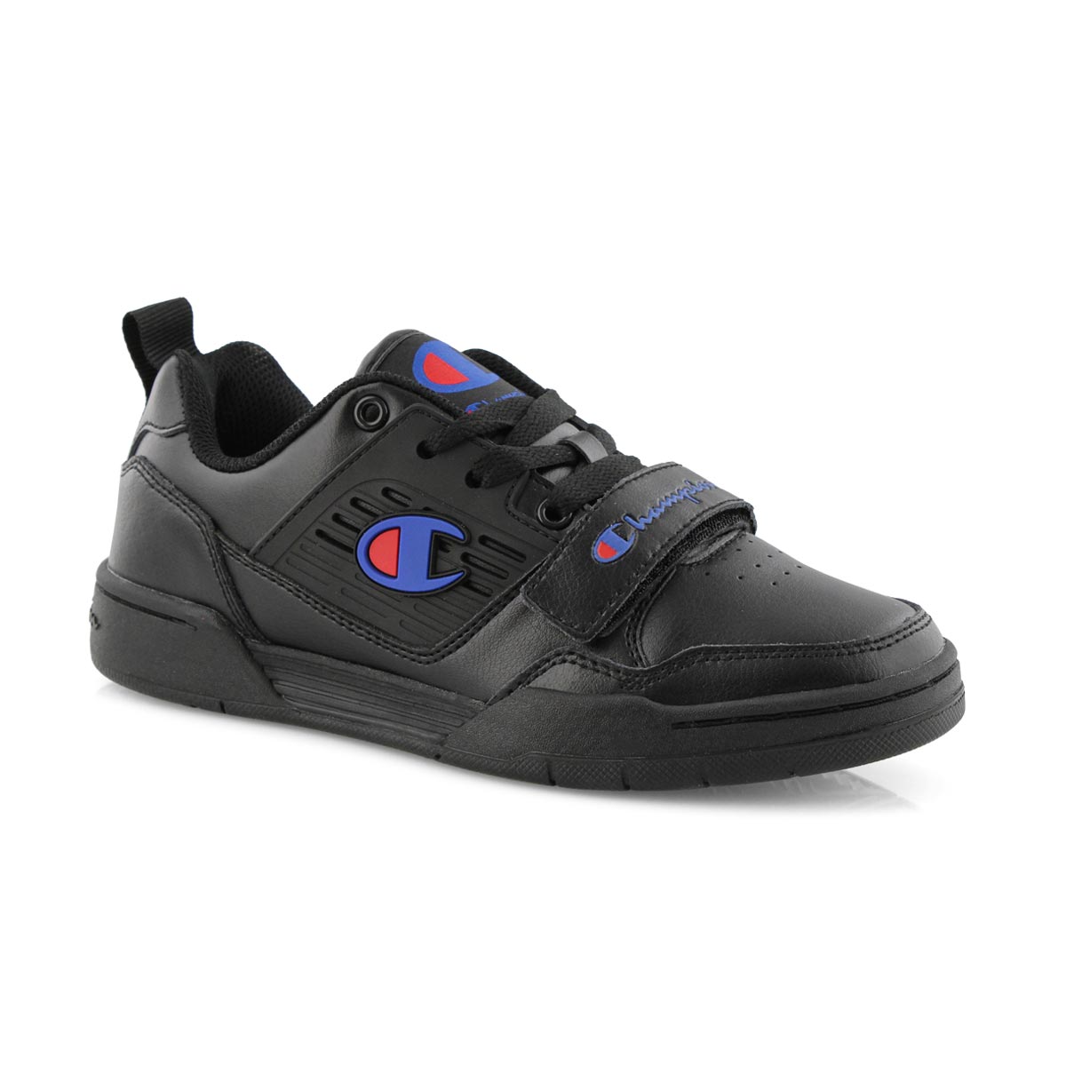 Champion Kids' 3 On 3 Low Sneaker - Black | SoftMoc.com