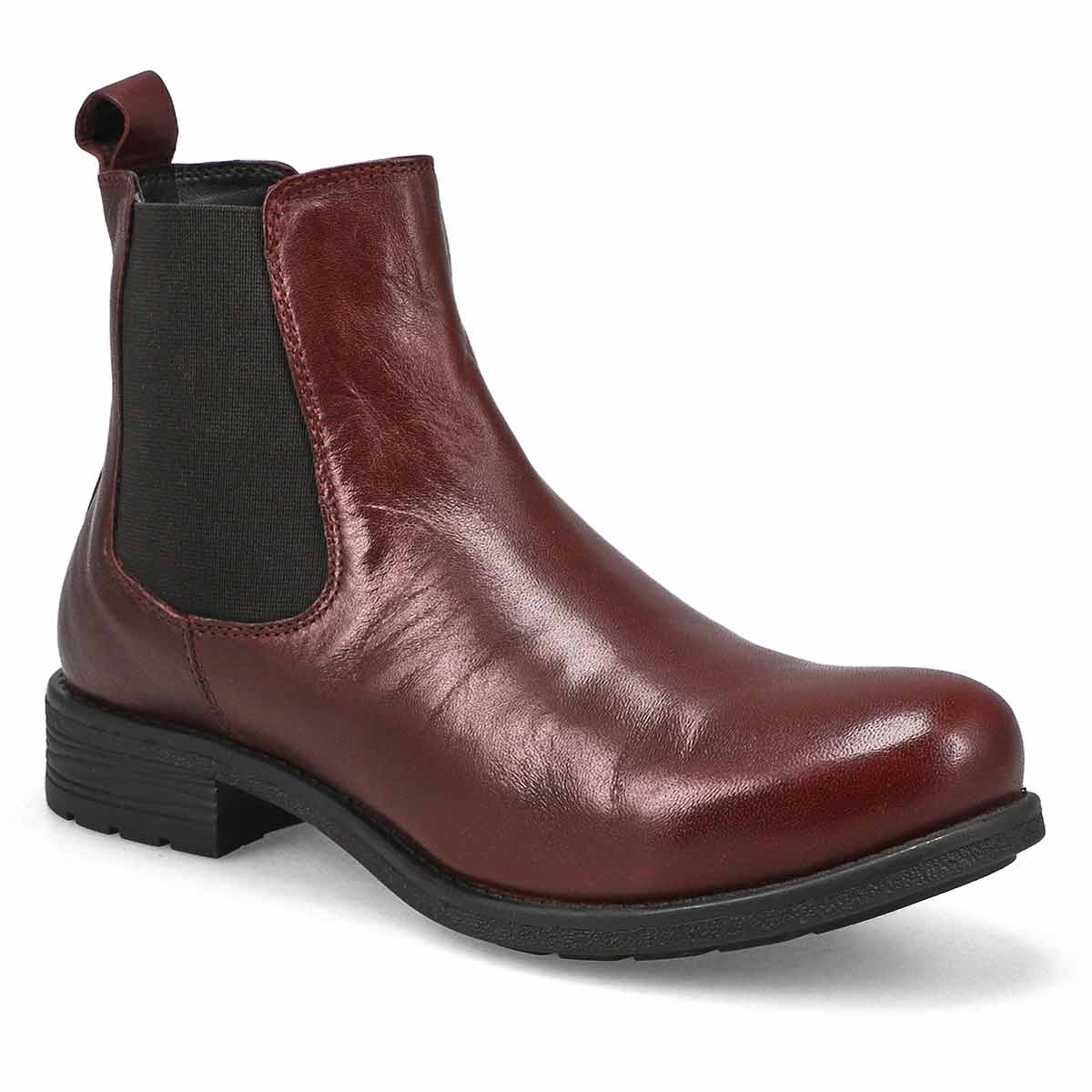 SoftMoc, Women's Darilyn 2 Leather Chelsea Boot - Burgundy