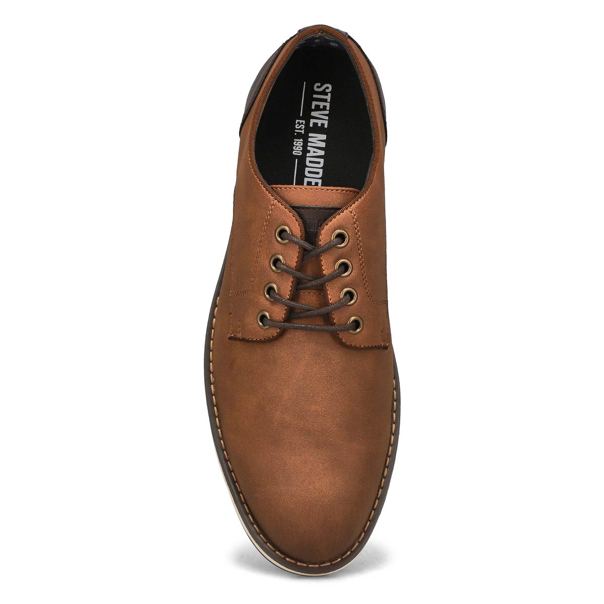 Mens Devison Casual Lace Up Oxford - Cognac