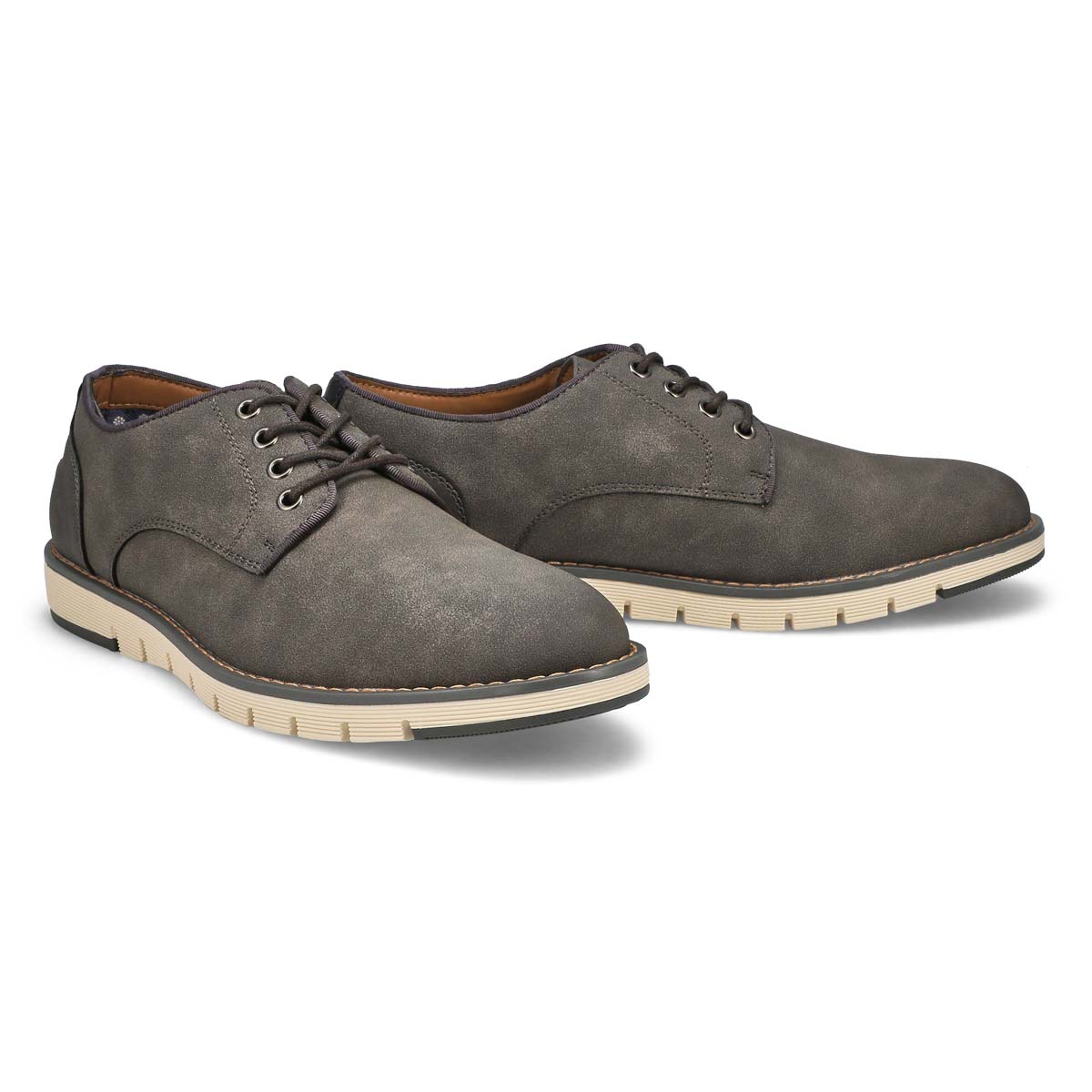 Mens Devison Casual Lace Up Oxford - Grey