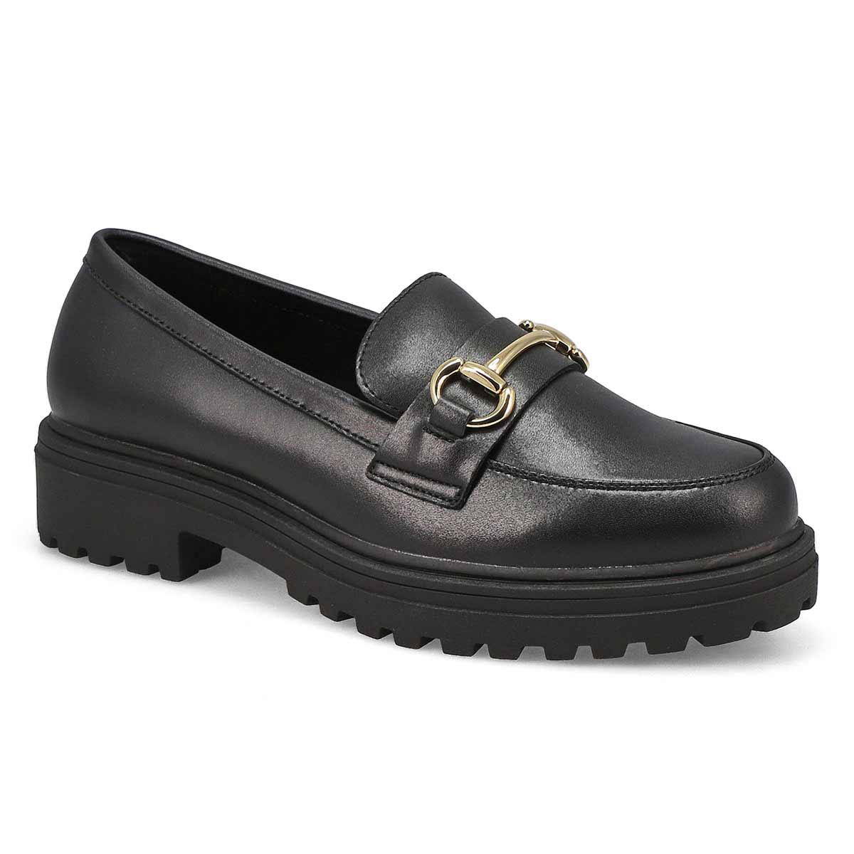 SoftMoc, Maddison by SoftMoc Women's Dory 3 Casual Loafer - Black  Gold