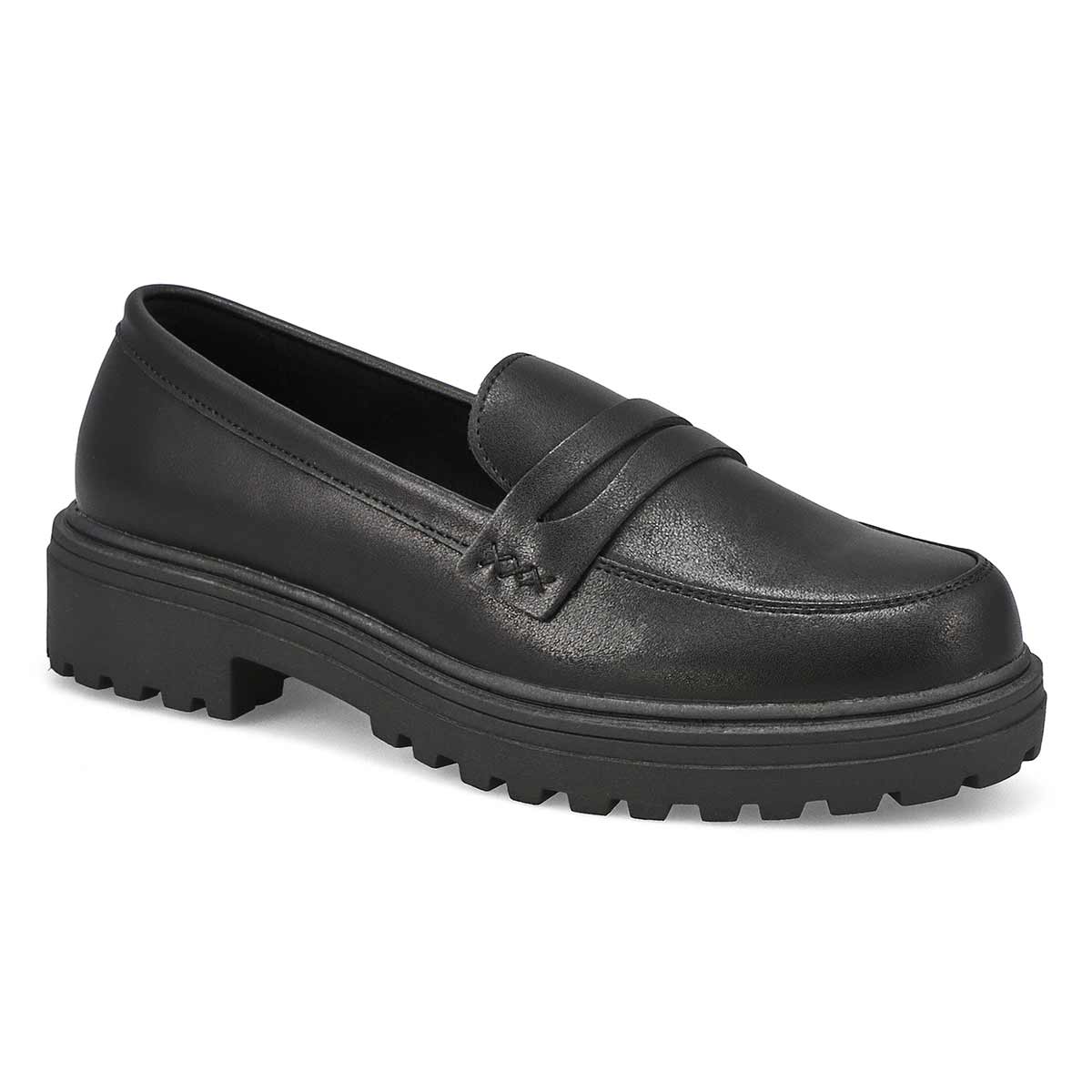 SoftMoc, Women's  Dotty3 Leather Penny Loafer - Black