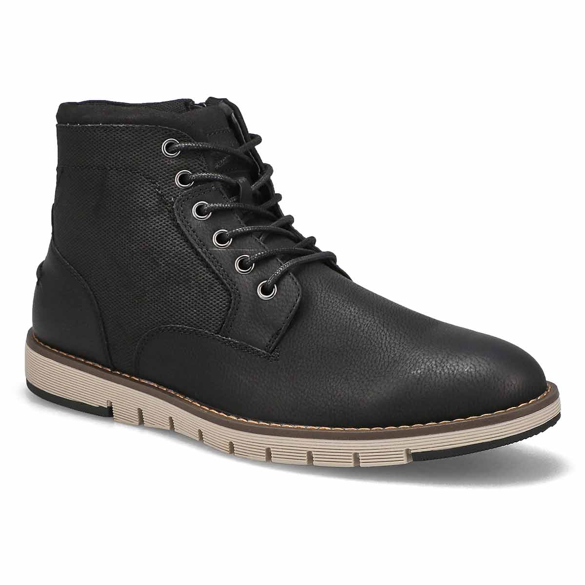 SteveMadden, Men's Dresdenn Casual Waterproof Ankle Boot - Black