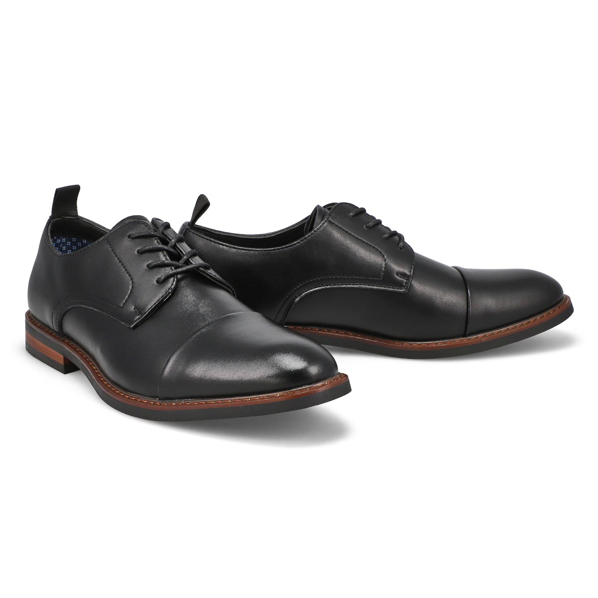 Mens Evolute Leather Dress Oxford - Black