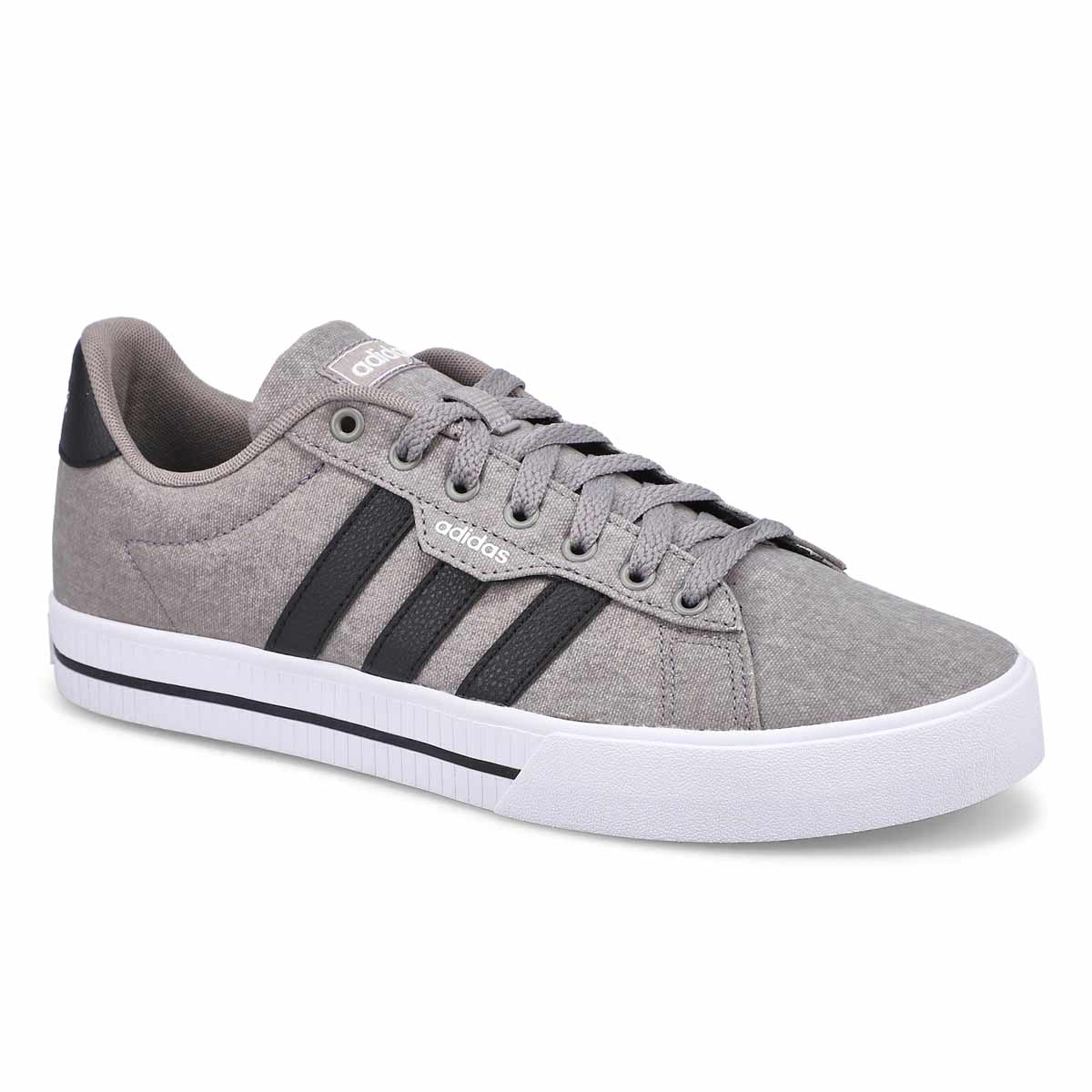 adidas, Men's Daily 3.0 Lace Up Sneaker - Grey Black