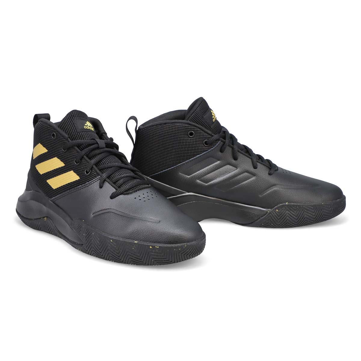 adidas Men's Own The Game Sneaker - Black/Whi | SoftMoc.com
