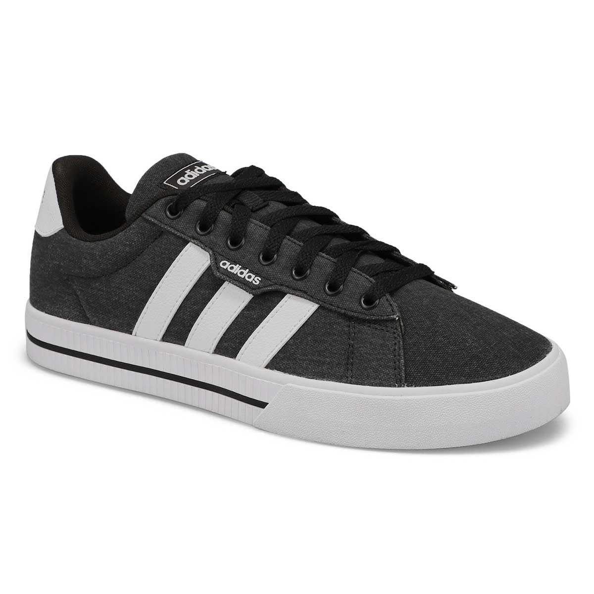 adidas, Men's Daily 3.0 Lace Up Sneaker - Black White