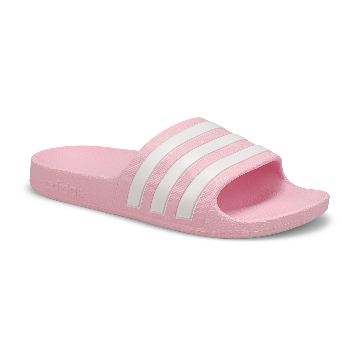 adidas, Girls' Adilette Aqua Slide Sandal - Pink White