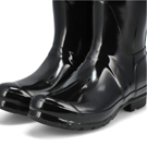 original short gloss waterproof rain boot