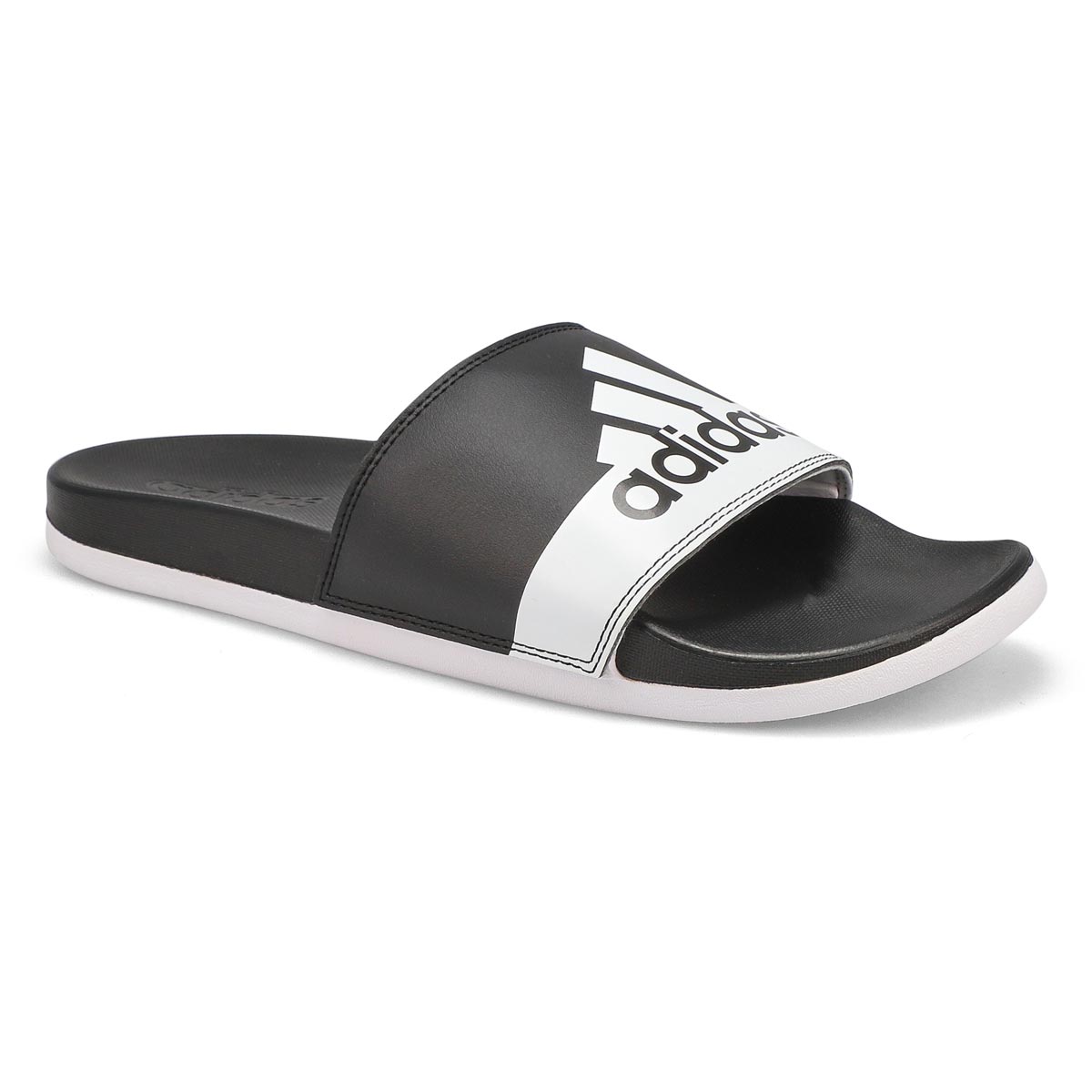 adidas, Claquette ADILETTE COMFORT, noir blanc, femmes