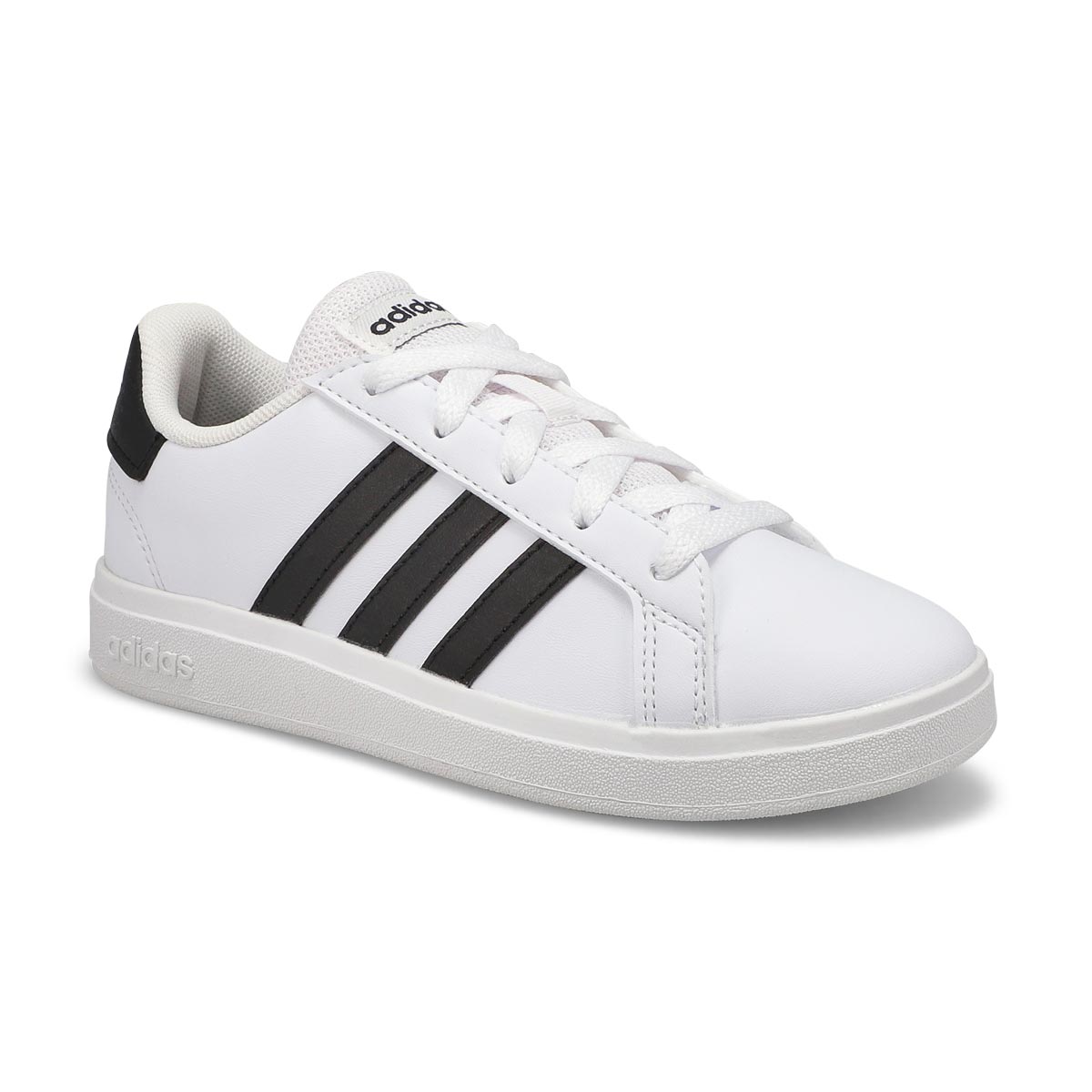 adidas, adidas, Kids' Grand Court 2.0 K Sneaker - White Black