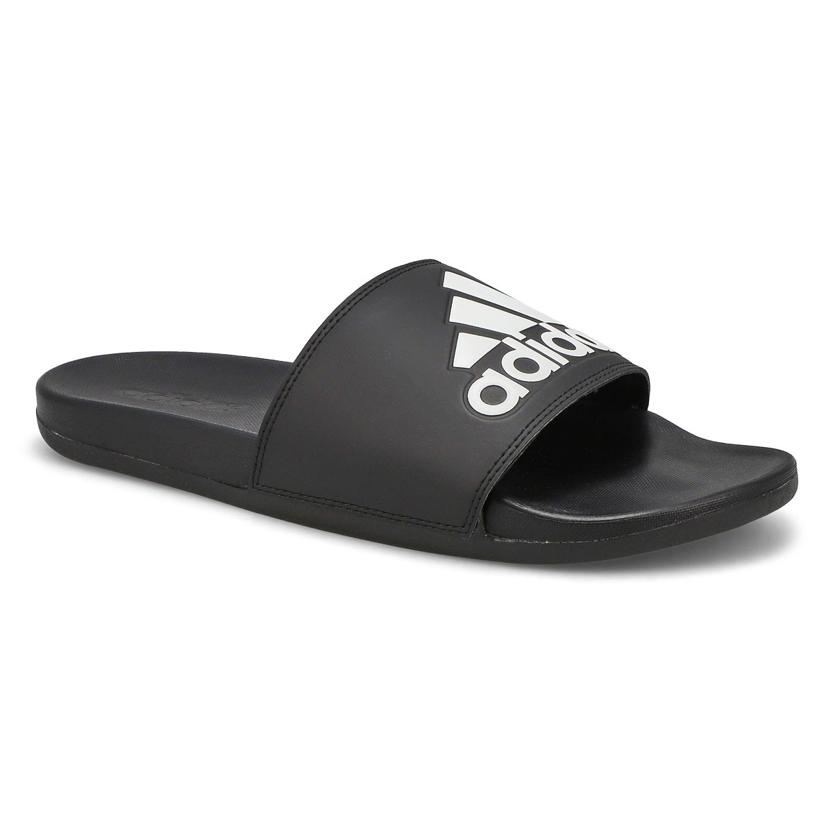 adidas, Men's Adilette Comfort Slide Sandal - Black White