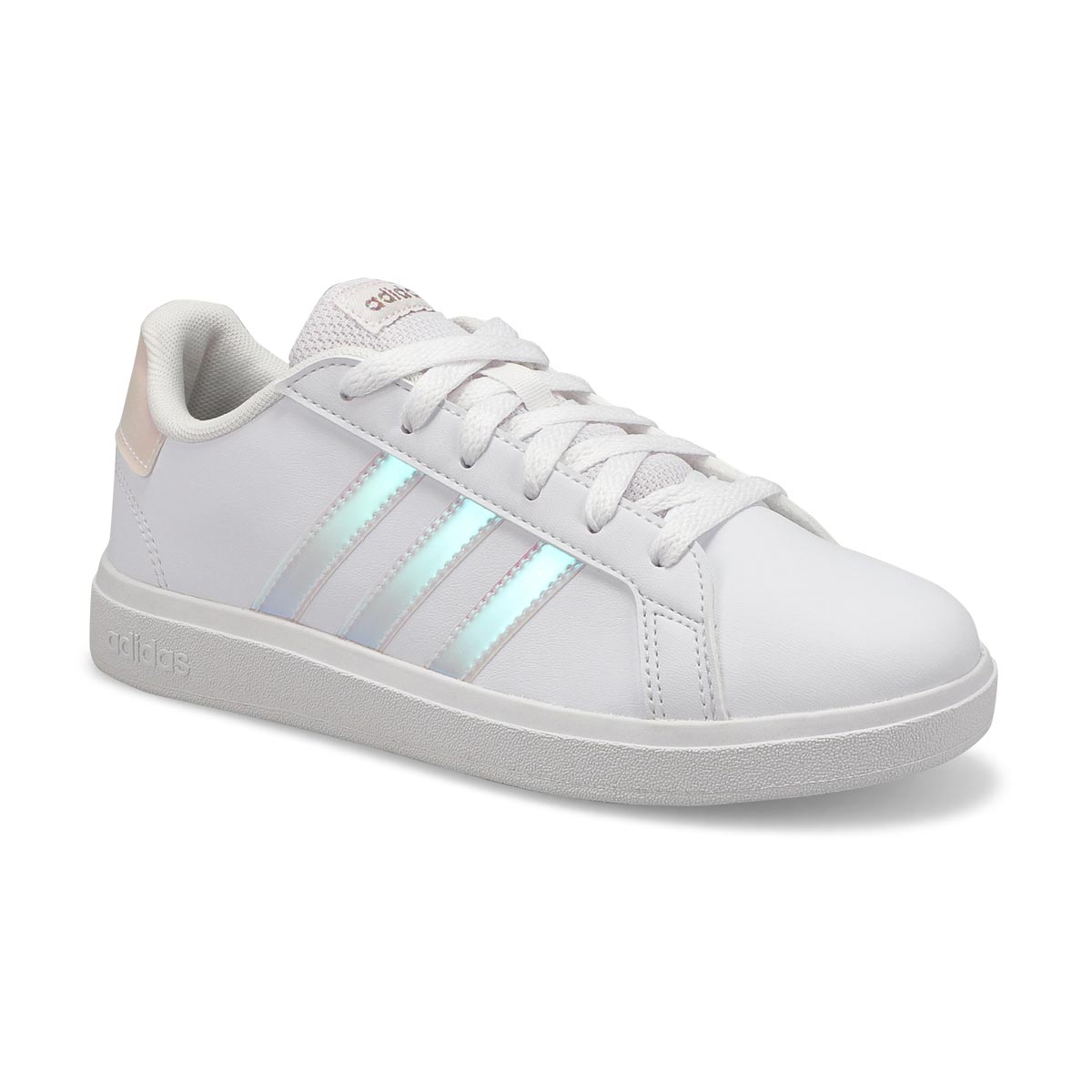 adidas, Espadrille GRAND COURT 2.0 K, blanc rose, filles