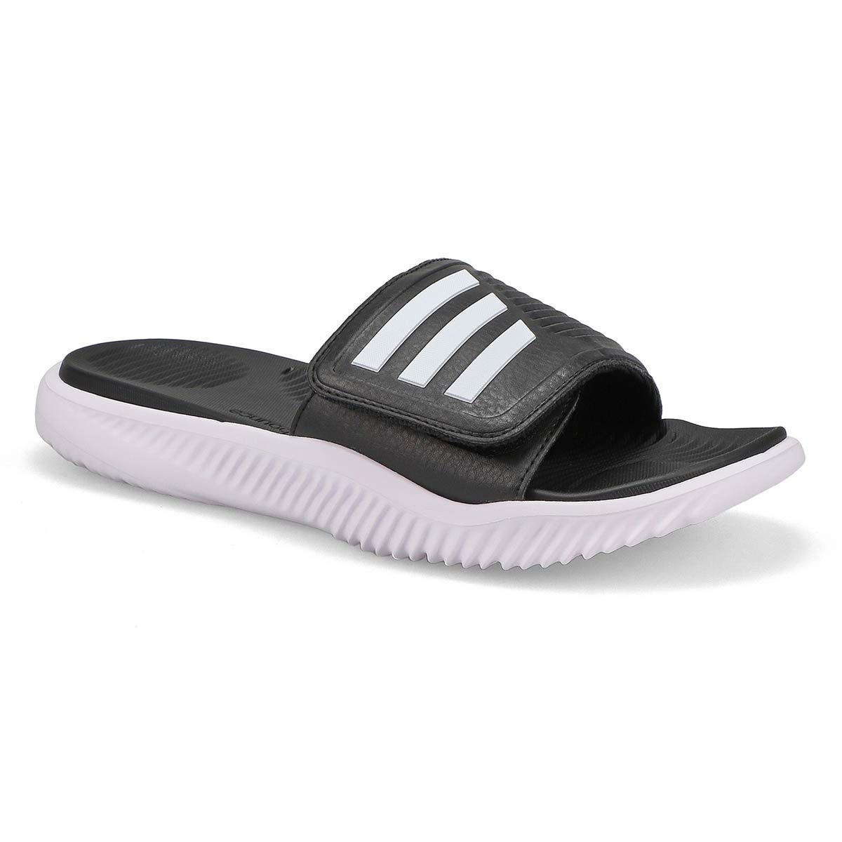 adidas, Men's Alphabounce Slide 2.0 Sandal - Black White