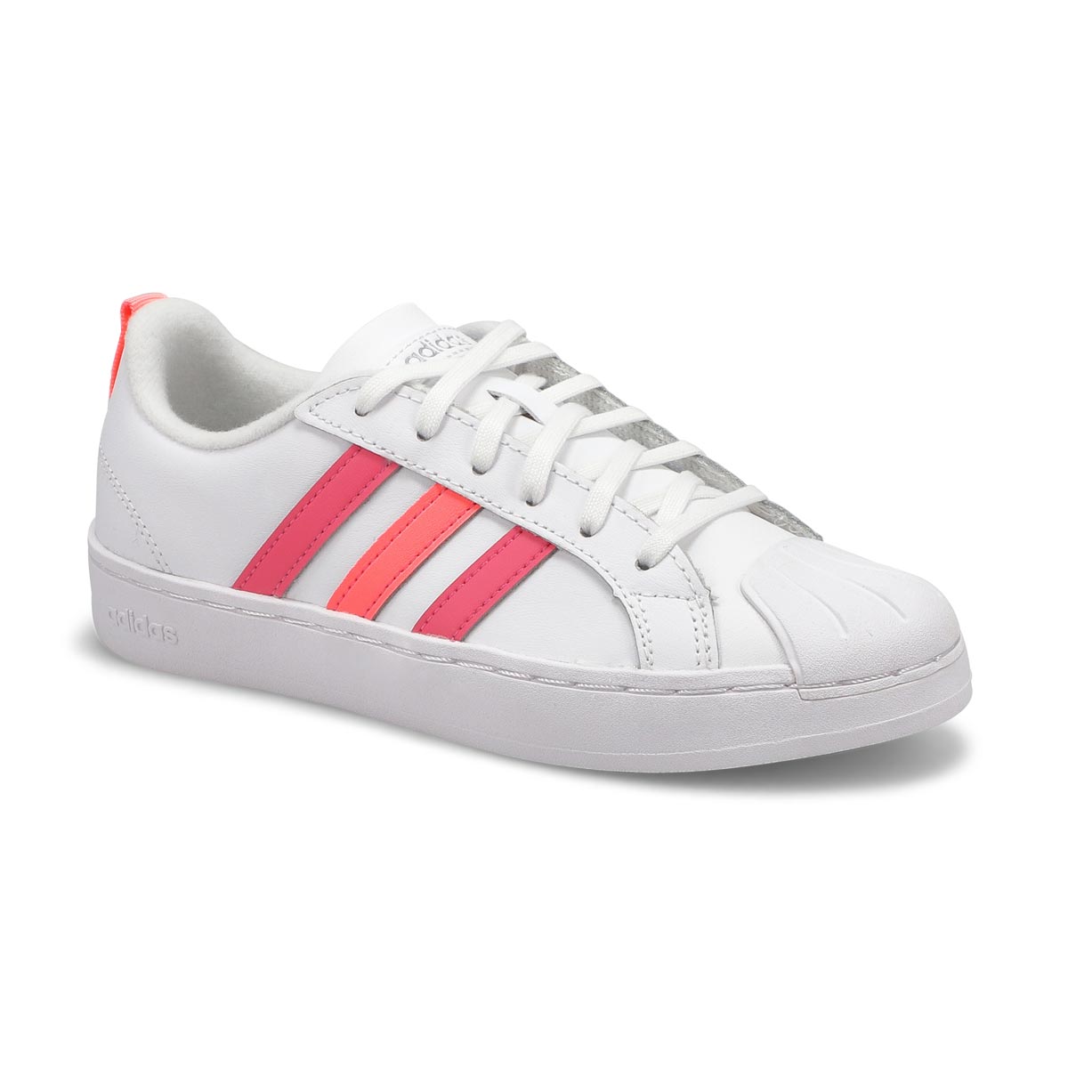 adidas, Espadrille STREETCHECK K, blanc rouge rose, filles