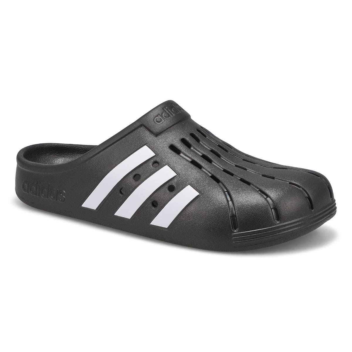 adidas, Sabot ADILETTE CLOG, noir blanc, hommes