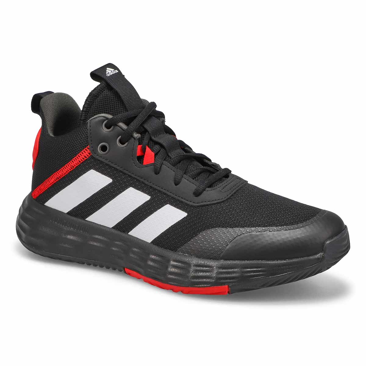 adidas, Men's Own The Game 2.0 Sneaker - - Black White Carbon