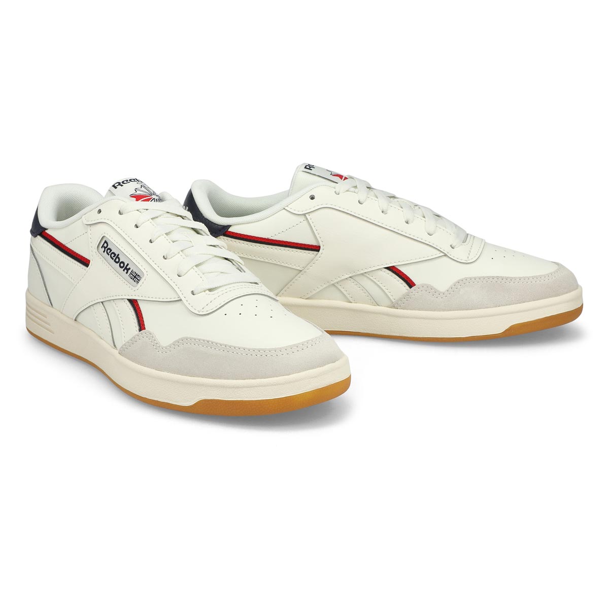 Reebok Men's Club Memt Sneaker - Checkered Wh | SoftMoc.com