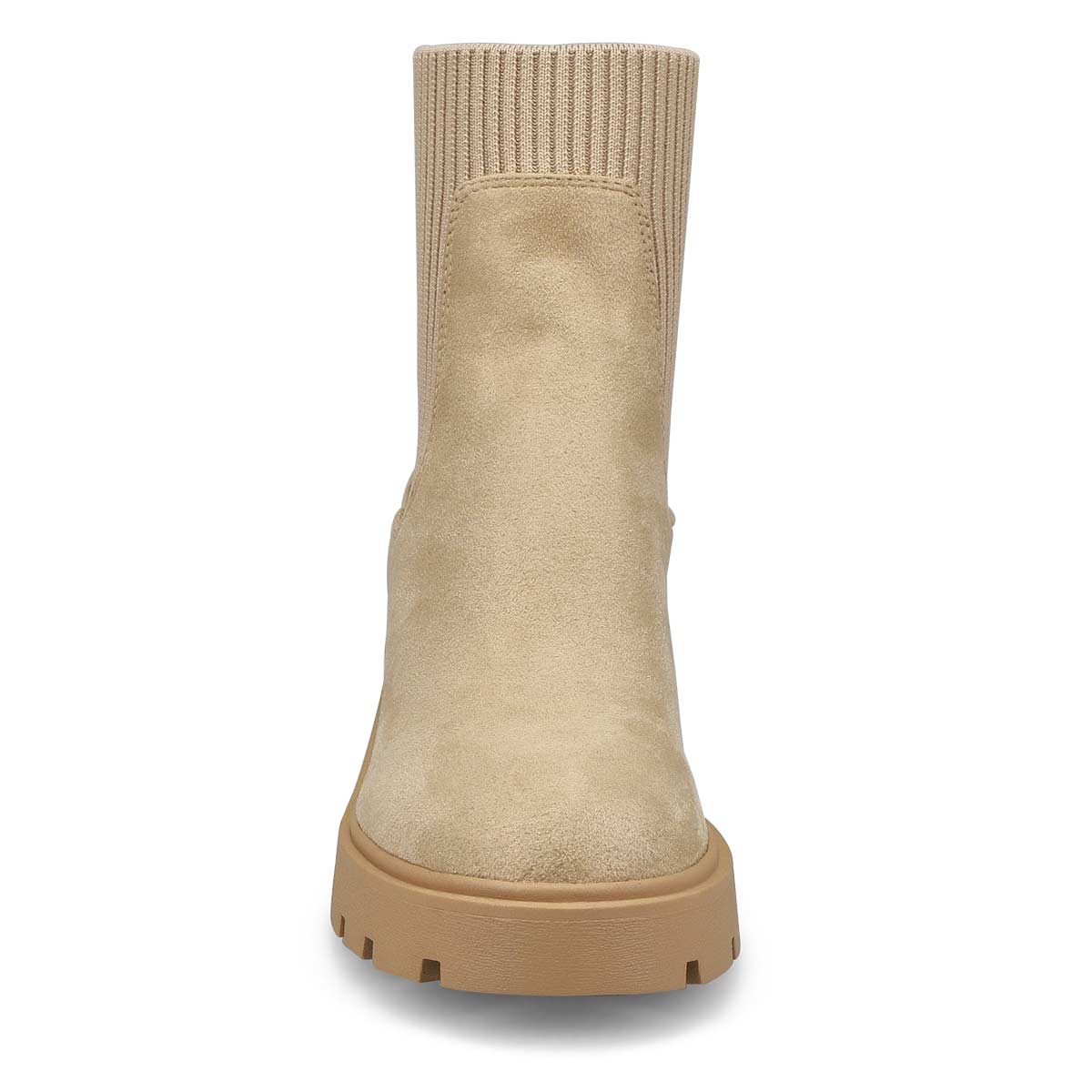 Womens Halona Suede Ankle Boot - Sand