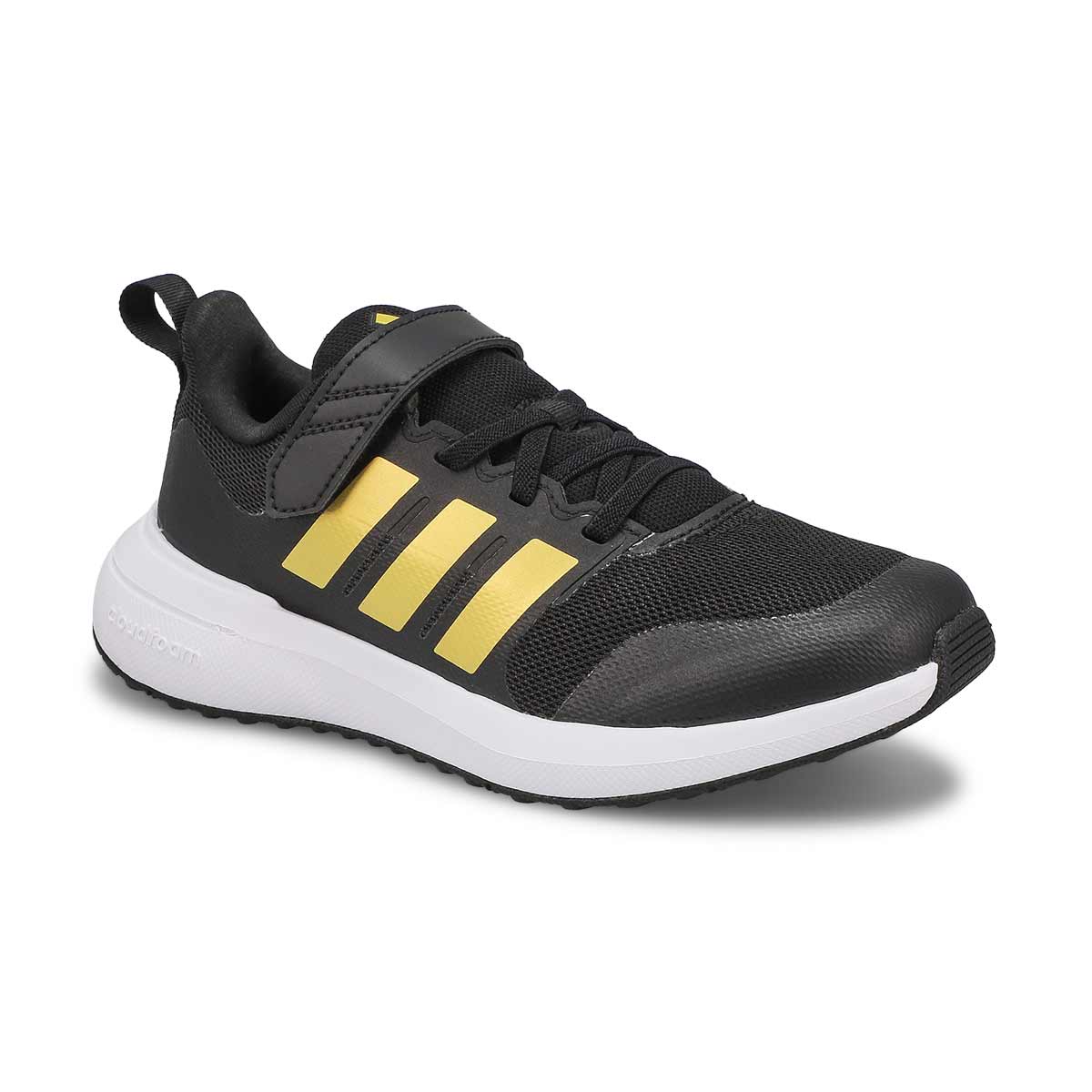 adidas, adidas, Kids' FortaRun 2.0 EL Sneaker - Black Gold