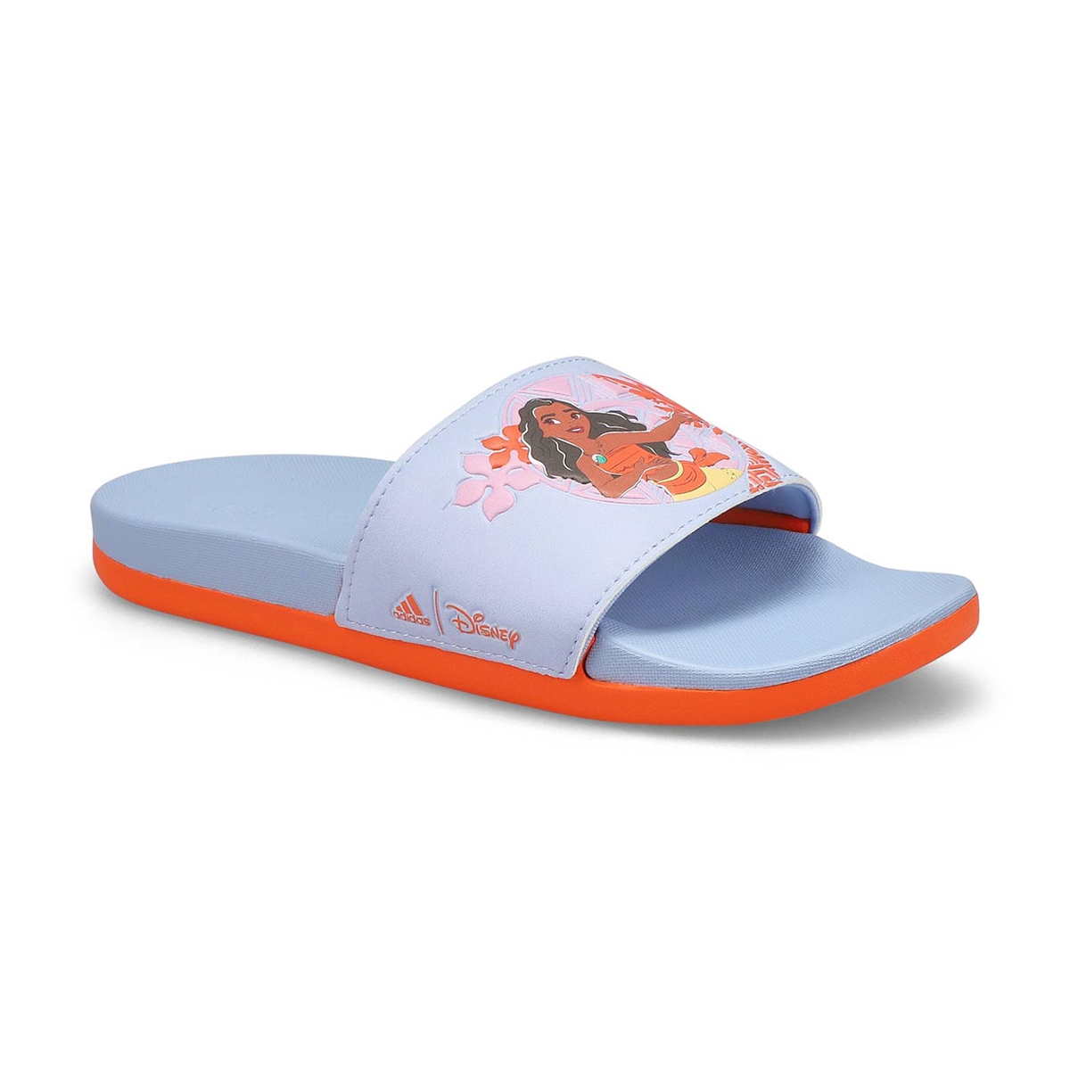 adidas, Kids' Adilette Comfort Moana Slide Sandal - Blue