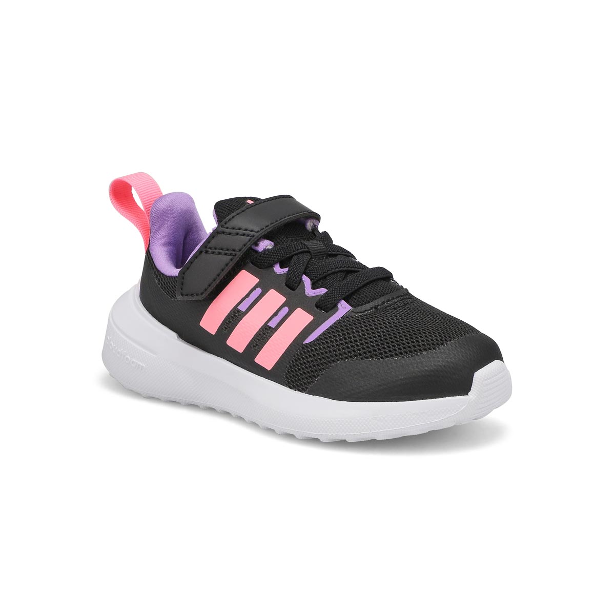 adidas, Baskets FORTARUN 2.0 EL, noir rose, bébés