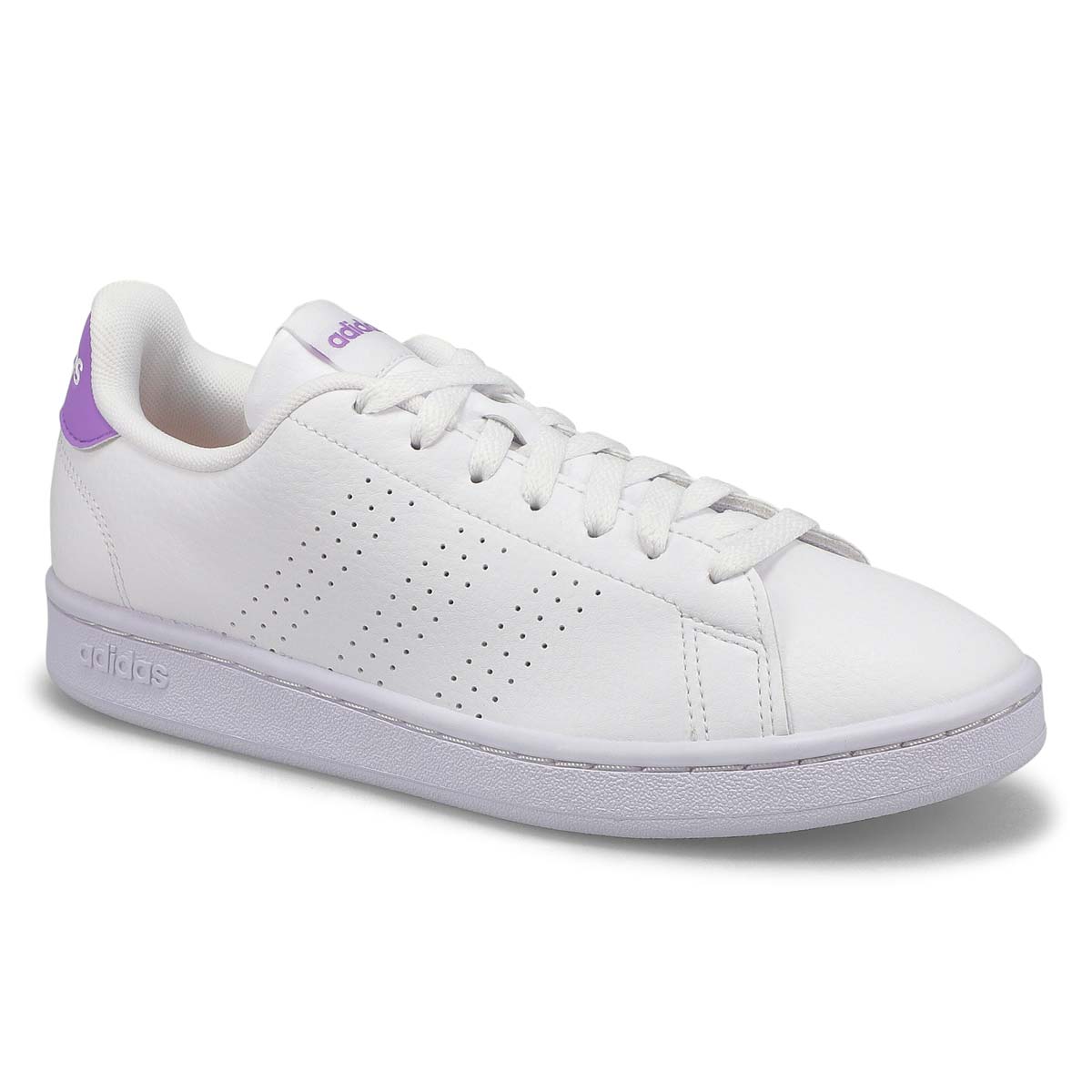 adidas, Women's Advantage Sneaker - White  Violet