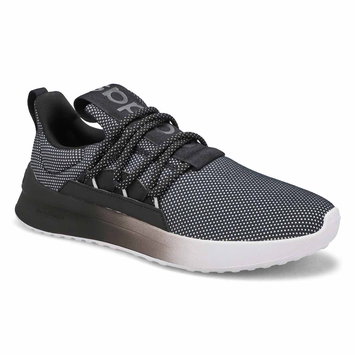 adidas, Men's Lite Racer Adapt 5.0 Wide Sneaker - White Black