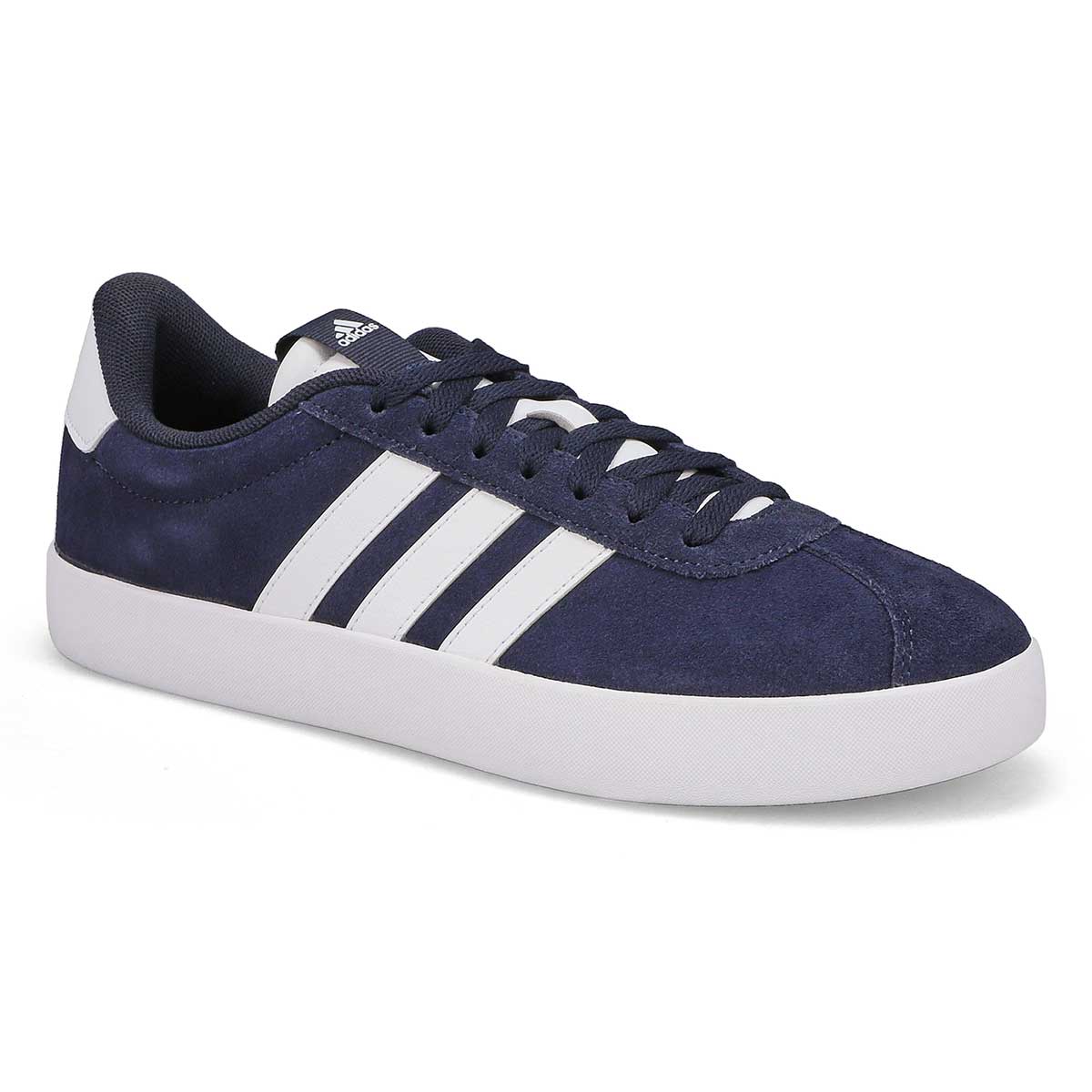 adidas, Men's VL Court 3.0 Lace Up Sneaker - Legend Ink White White