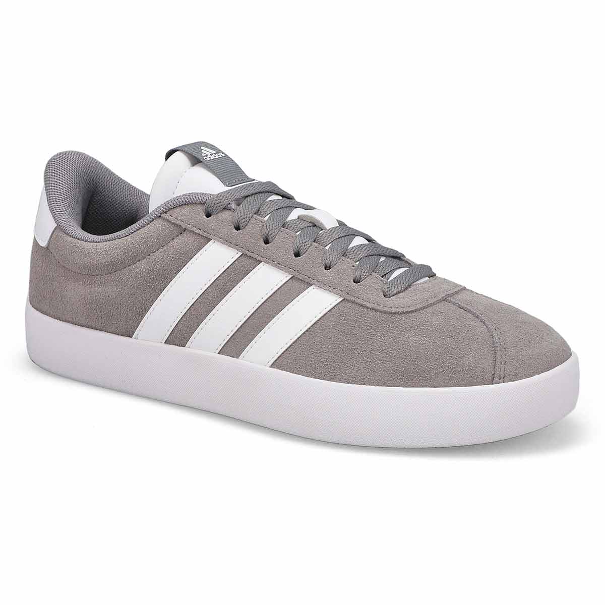 adidas, adidas, Men's VL Court 3.0 Lace Up Sneaker - Grey White White