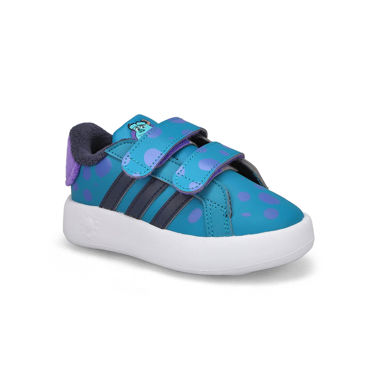 adidas, Baskets GRAND COURT SULLEY CF I, sarcelle encre violet, bébés