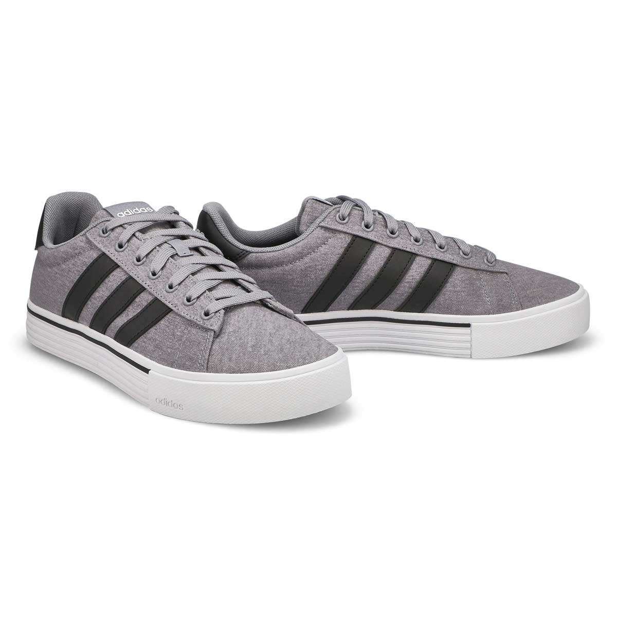 Mens Daily 4.0 Lace Up Sneaker - Grey/Core Black/White