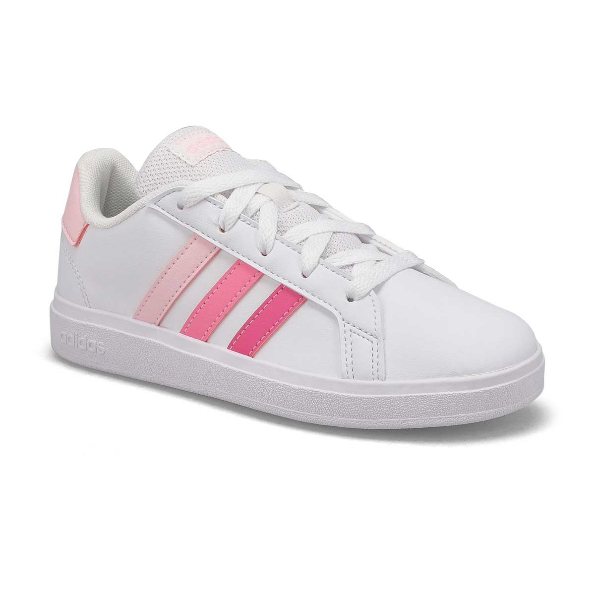 adidas, adidas, Girls' Grand Court 2.0 K Sneaker - Pink White