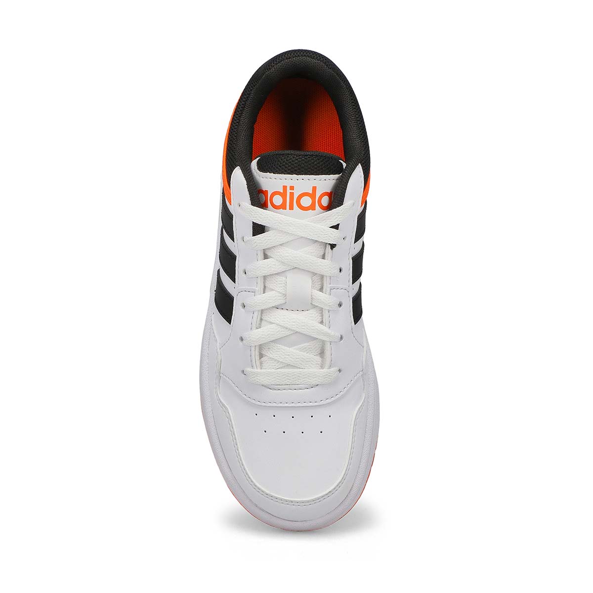 Kds Hoops 3.0 K Sneaker - White/Black/Orange