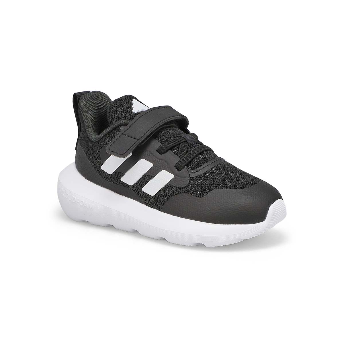 adidas, Infants' FortaRun 3.0 EL I Sneaker- Black White Black