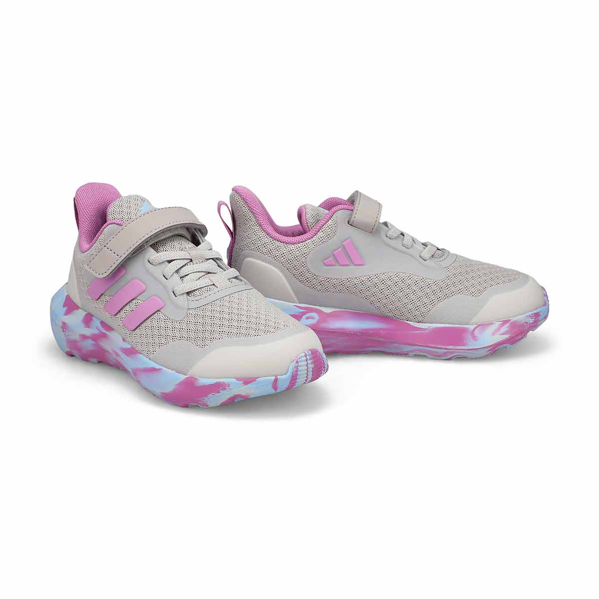 Girls  FortaRun 3.0 EL C Sneaker - Grey/Purple/Grey