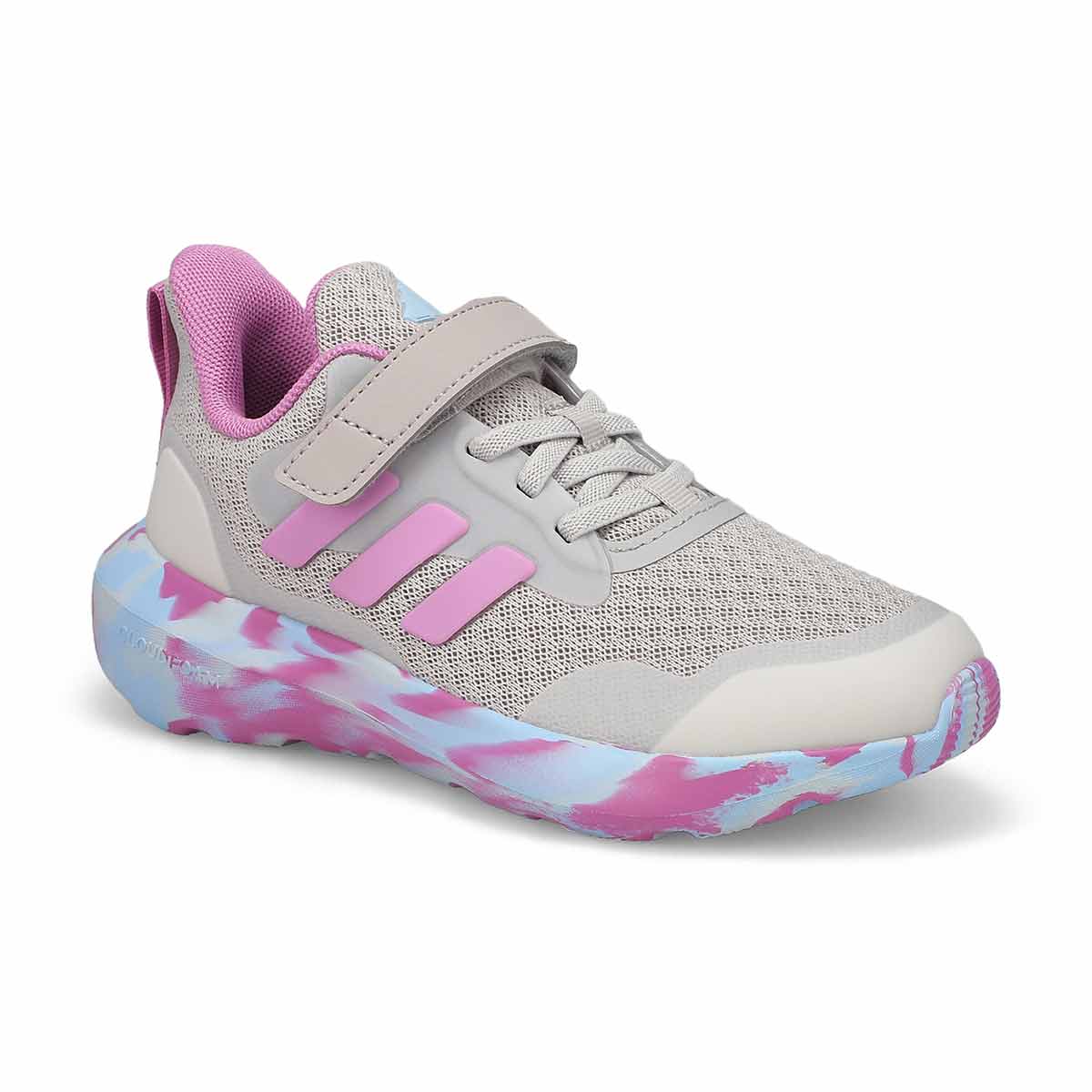 Girls  FortaRun 3.0 EL C Sneaker - Grey/Purple/Grey