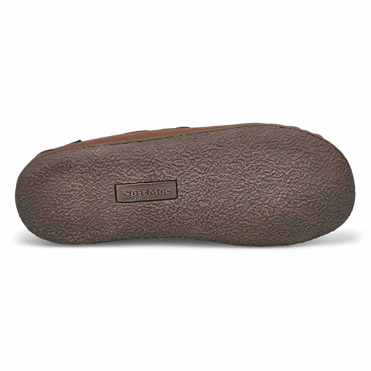 Mens Ivar Leather Memory Foam SoftMocs - Dark Brown