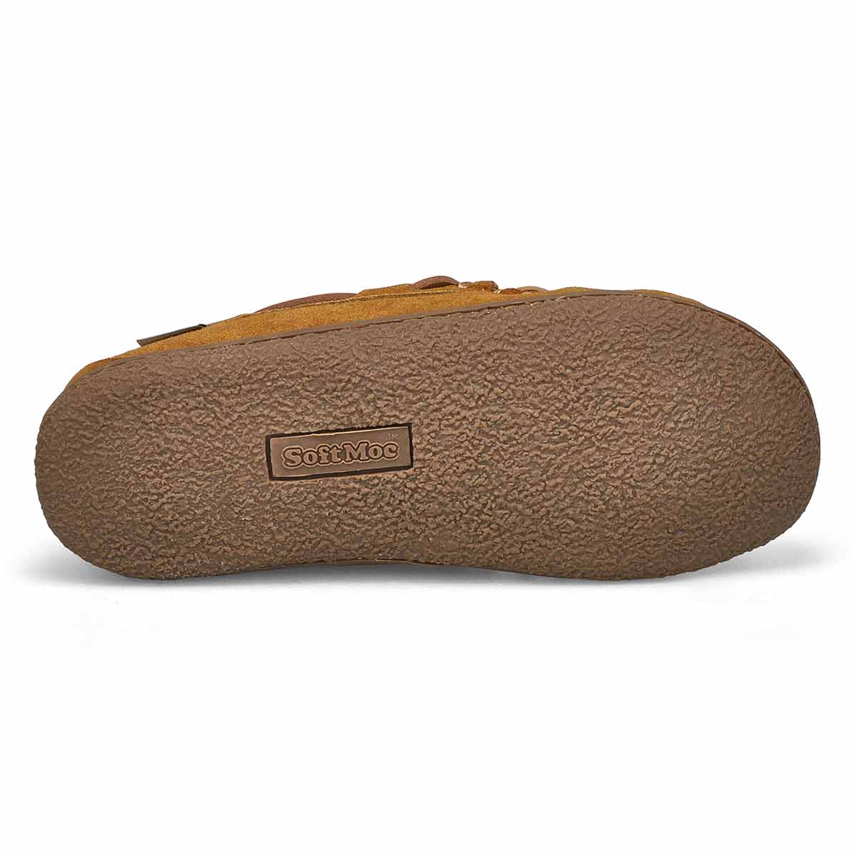 Mens Ivar Leather Memory Foam SoftMocs - Chestnut