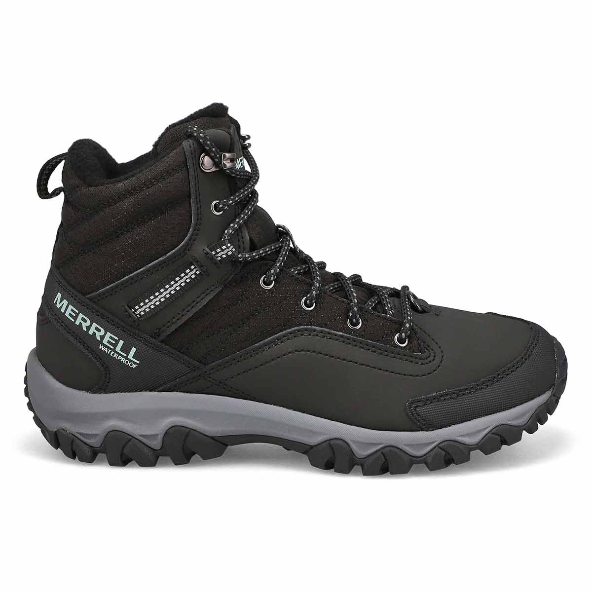 Womens Thermo Akita Mid Waterproof Winter Boot - Black