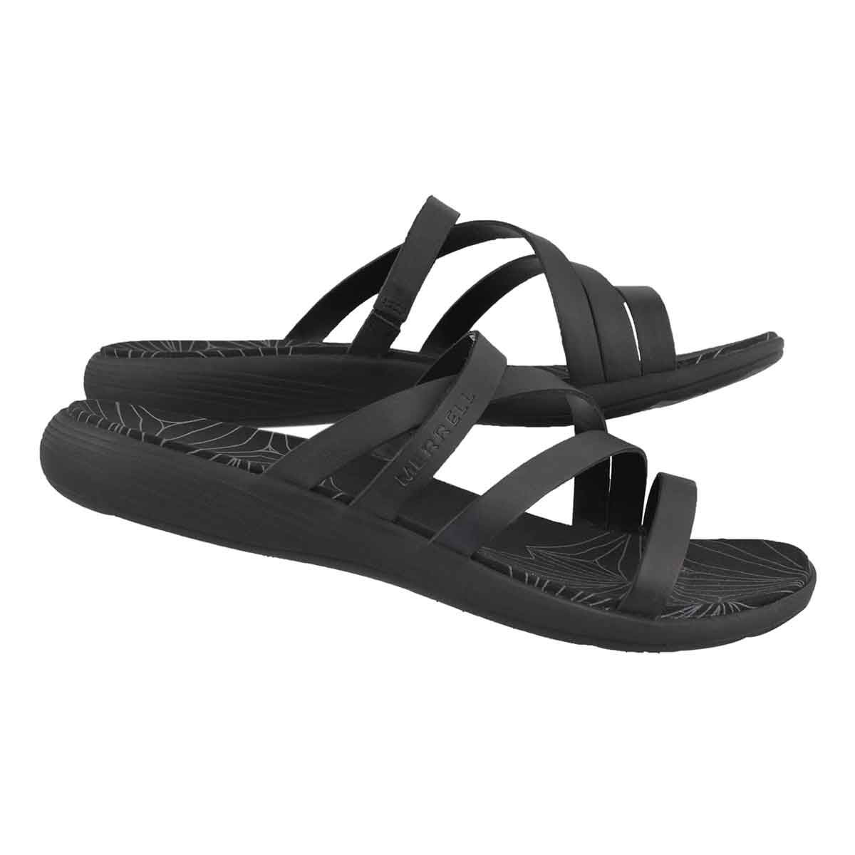 Merrell Women's DUSKAIR SEAWAY SLIDE black sa | Softmoc.com