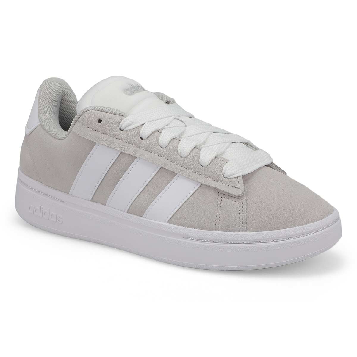 adidas, Women's  Grand Court Alpha 00s Lace Up Sneaker - GreyTwo White Silver Metallic