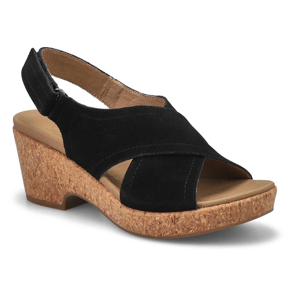 SoftMoc, Women's Julie Wedge Sandal - Black